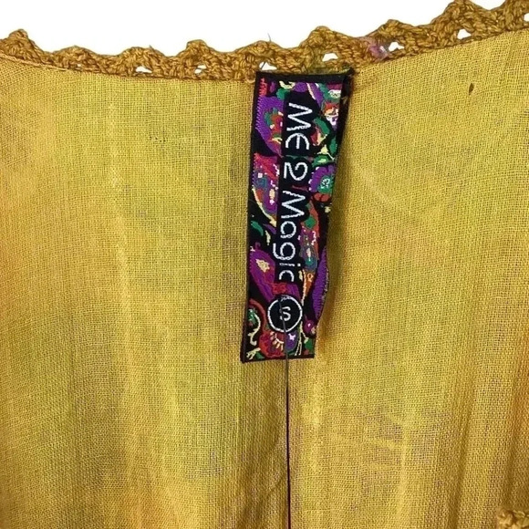 Me 2 Magic Maxi Dress Women S Brown Multi Floral Long Sleeve Anthropologie NEW - Picture 8 of 11